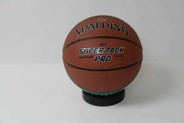 basketball on a stand